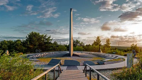 帕尼迪斯沙丘上的日晷，立陶宛库尔斯沙嘴