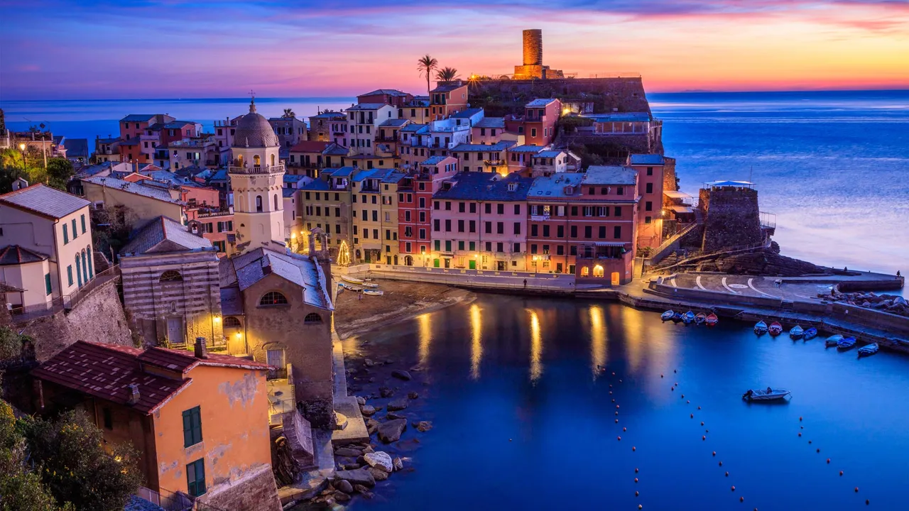 Farben eines ligurischen Abends