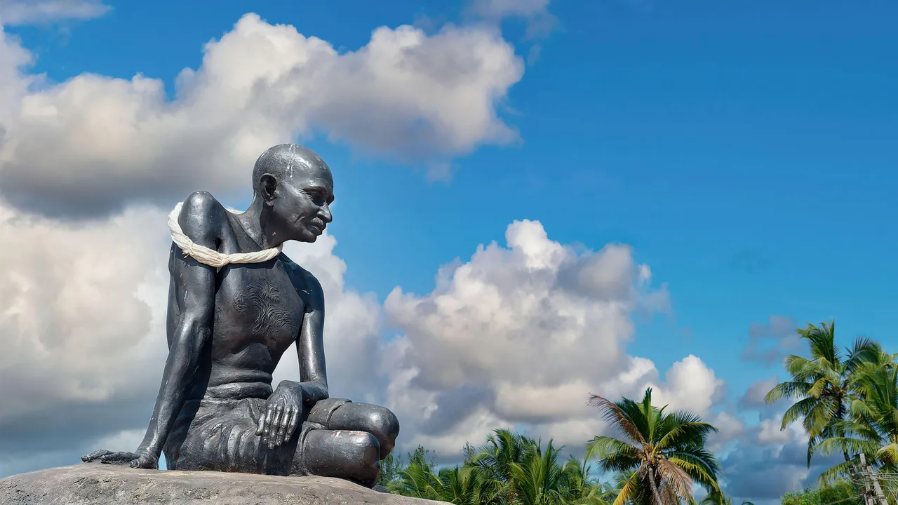 A figure of peace
