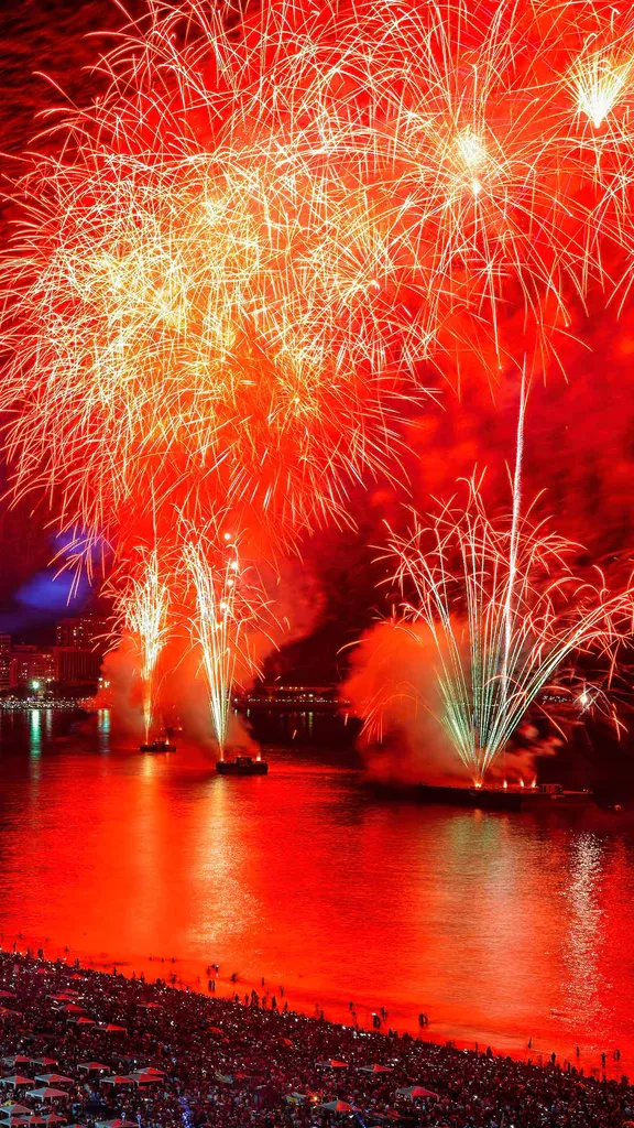 A festa da virada