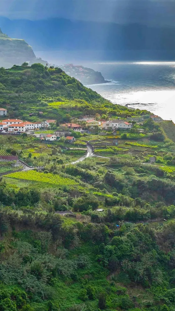 马德拉岛的北海岸，葡萄牙