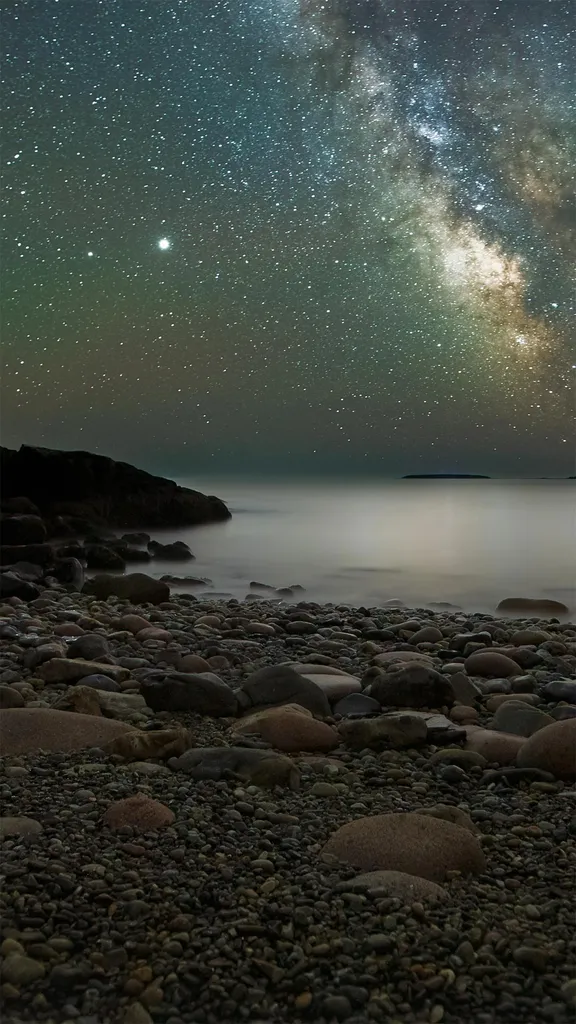 繁星闪烁的夜晚