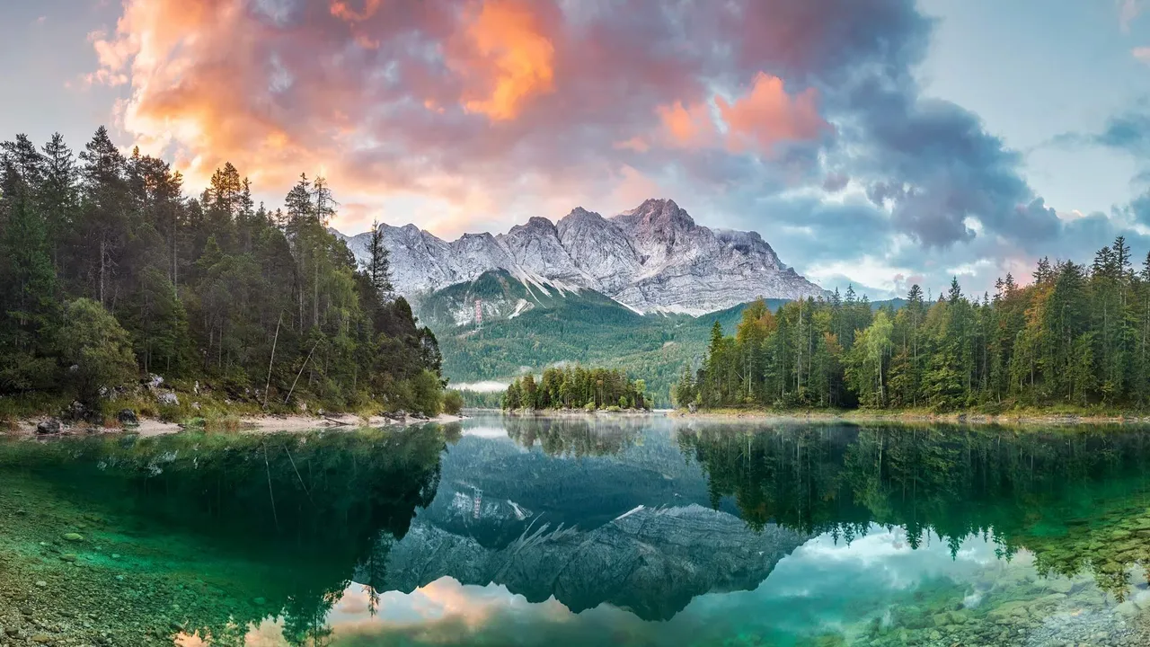 Wo Berg und See verschmelzen