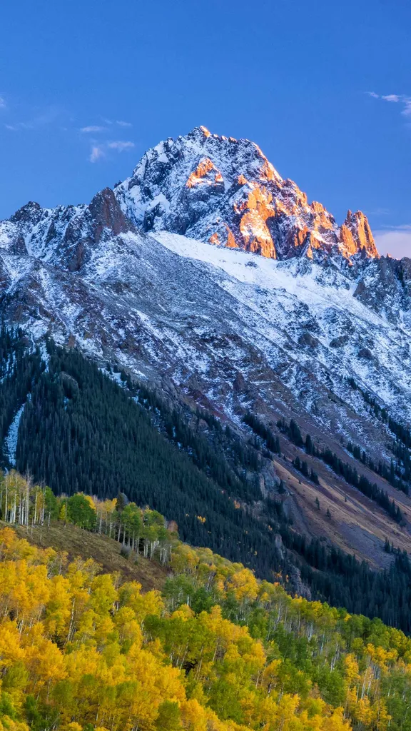 Oro y nieve en Colorado