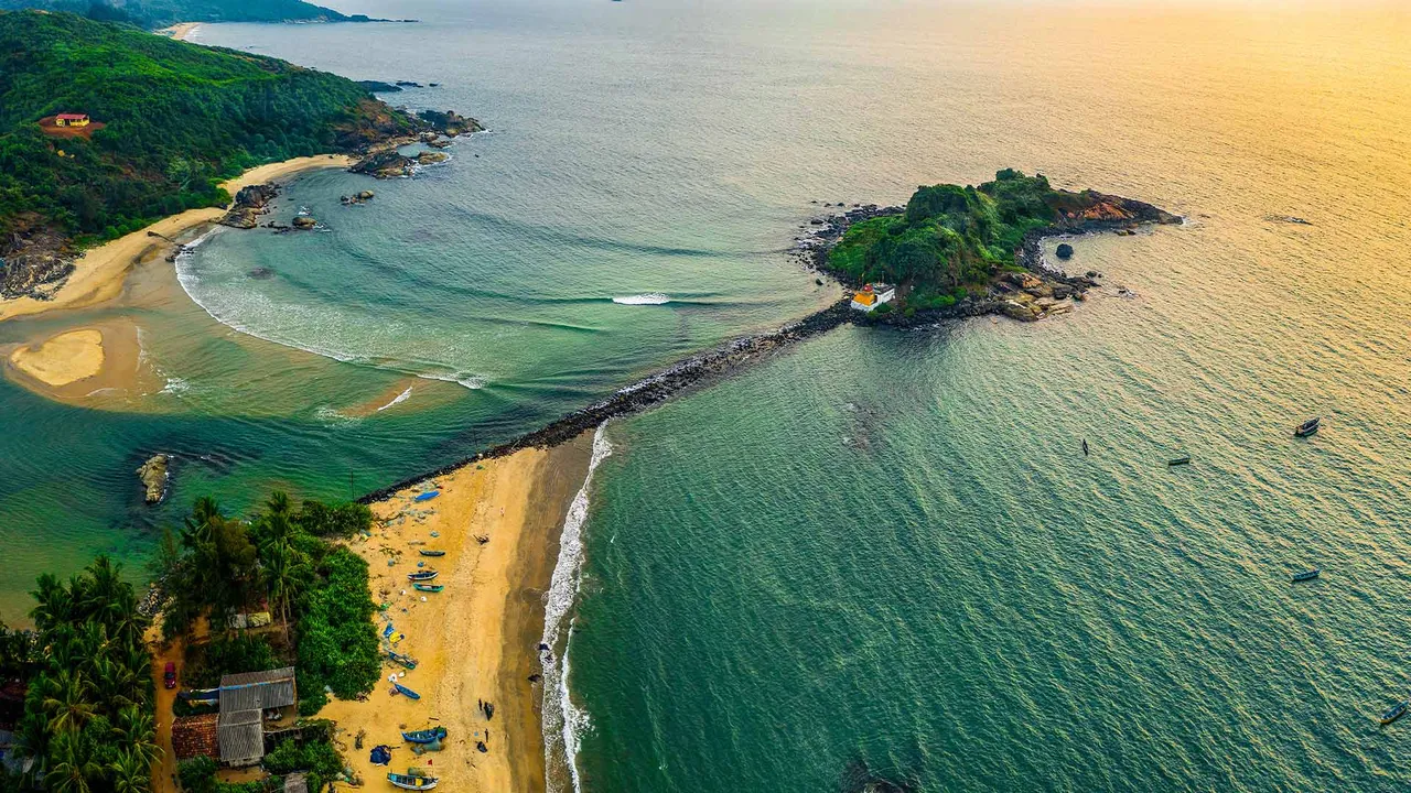 Vida en la costa oeste de la India
