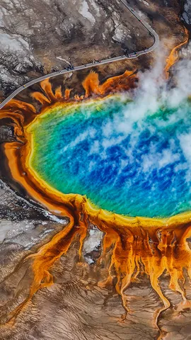 Grand Prismatic Spring, Yellowstone National Park, Wyoming, United States