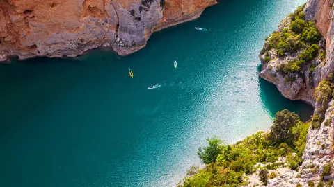 Le canyon bleu